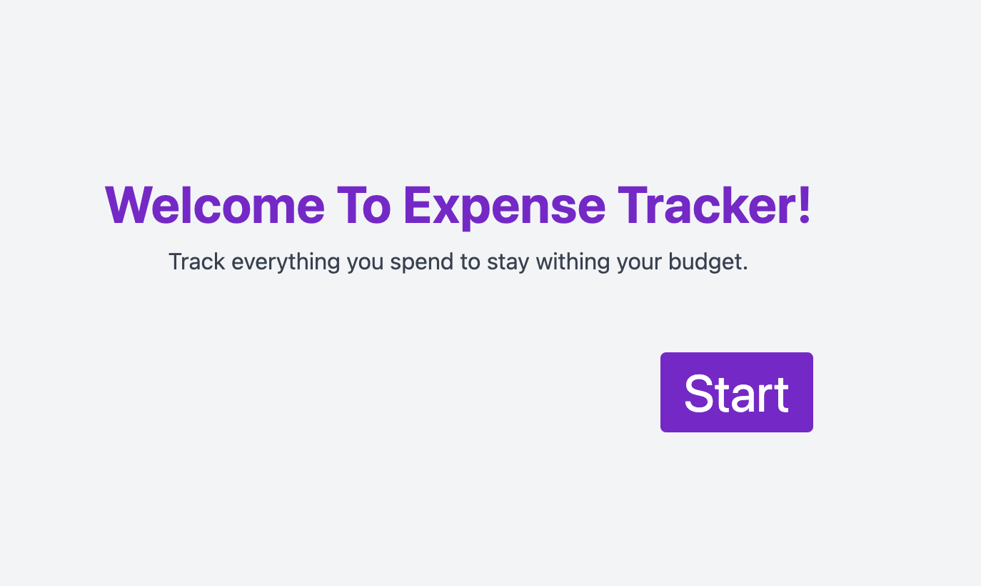 Expense tracker